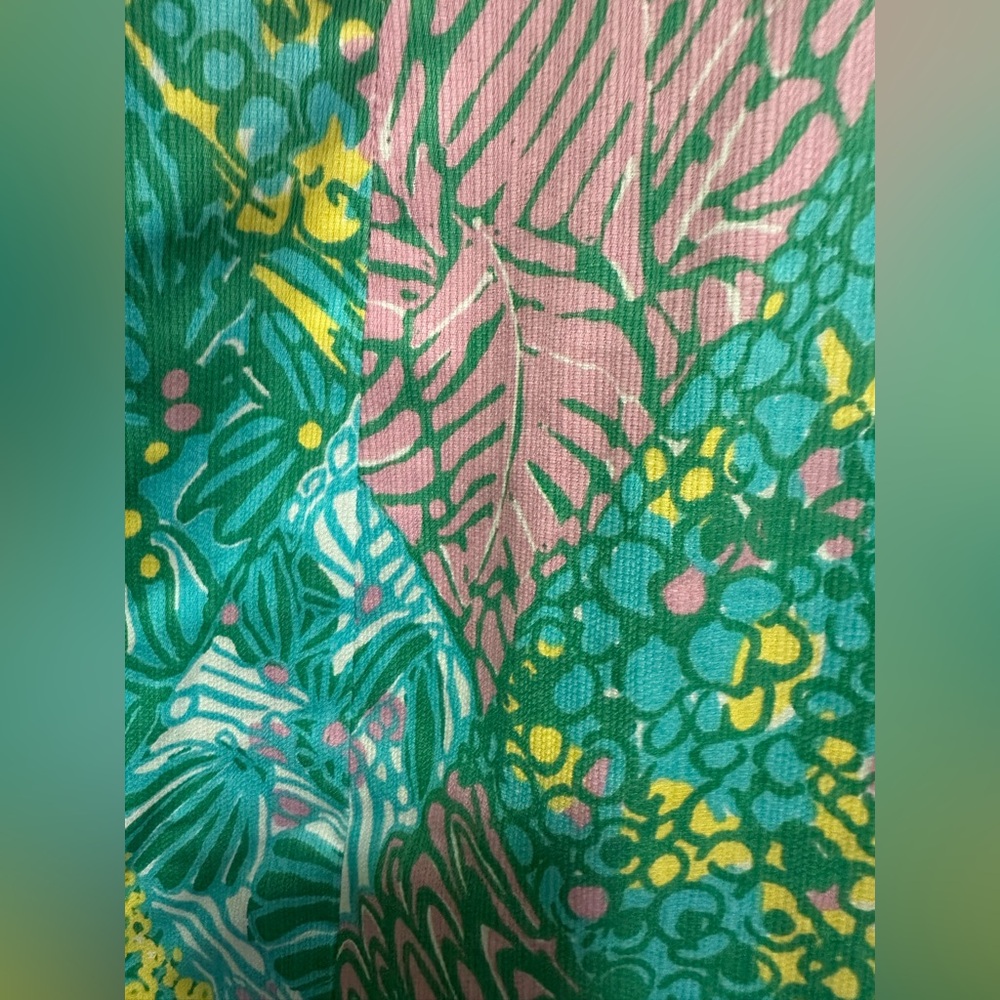 Lily Pulitzer Tate Shift Dress - Size 2- Multi Patchtastic Print- Palm Royale - Picture 3 of 7